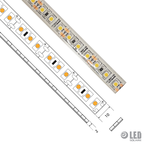 RUBAN LED 24V 9.6W/m IP65 (extérieur)